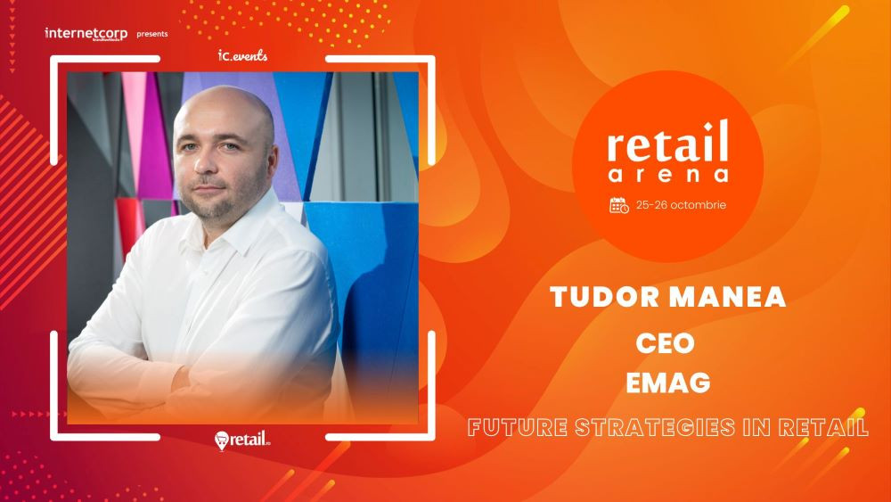 Va mai lansa eMAG noi magazine în platformă? Află răspunsul lui Tudor Manea, la retailArena 2023