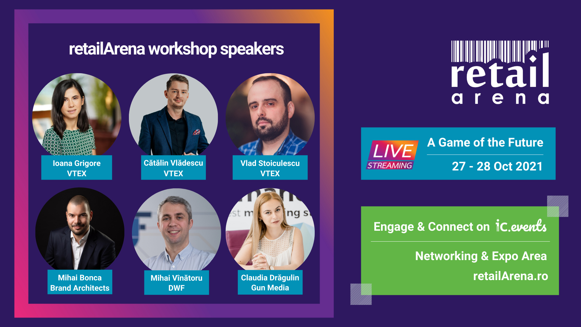 Înscrie-te la workshop-urile retailArena: A Game of the Future și învață cum să ai grijă de afacerea ta în online