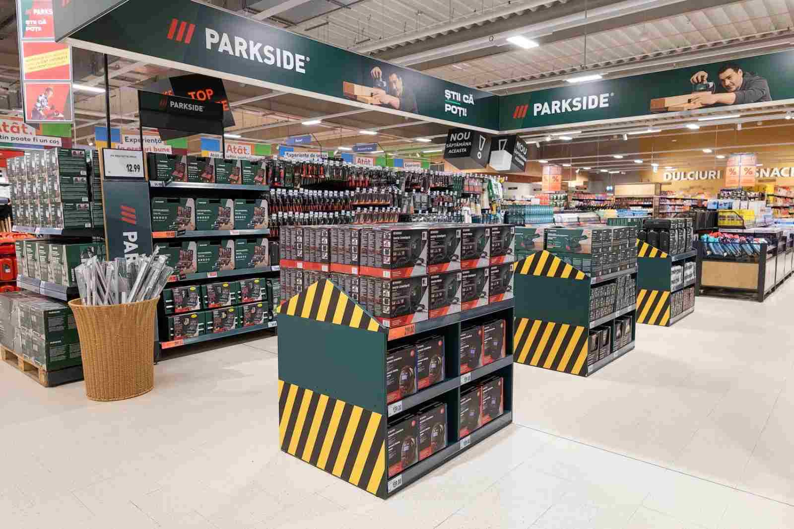 Mai mult bricolaj la Kaufland: brandul Parkside va avea zonă dedicată în supermarket