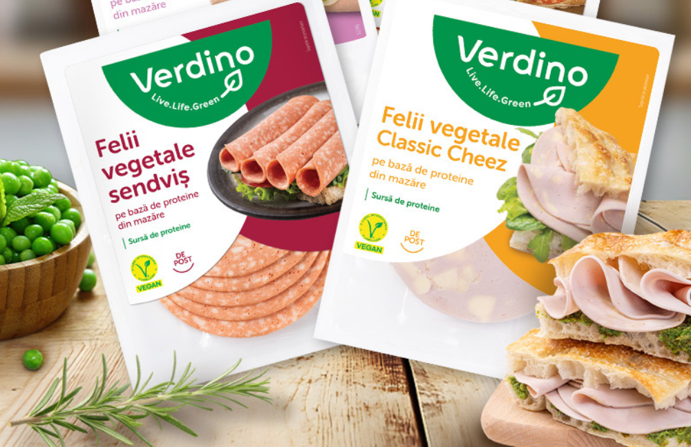 Românii de la Verdino extind gama de felii vegetale pe bază de proteine de mazăre 